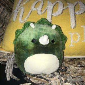 Squishmallow 5 inch Trey the Triceratop RARE